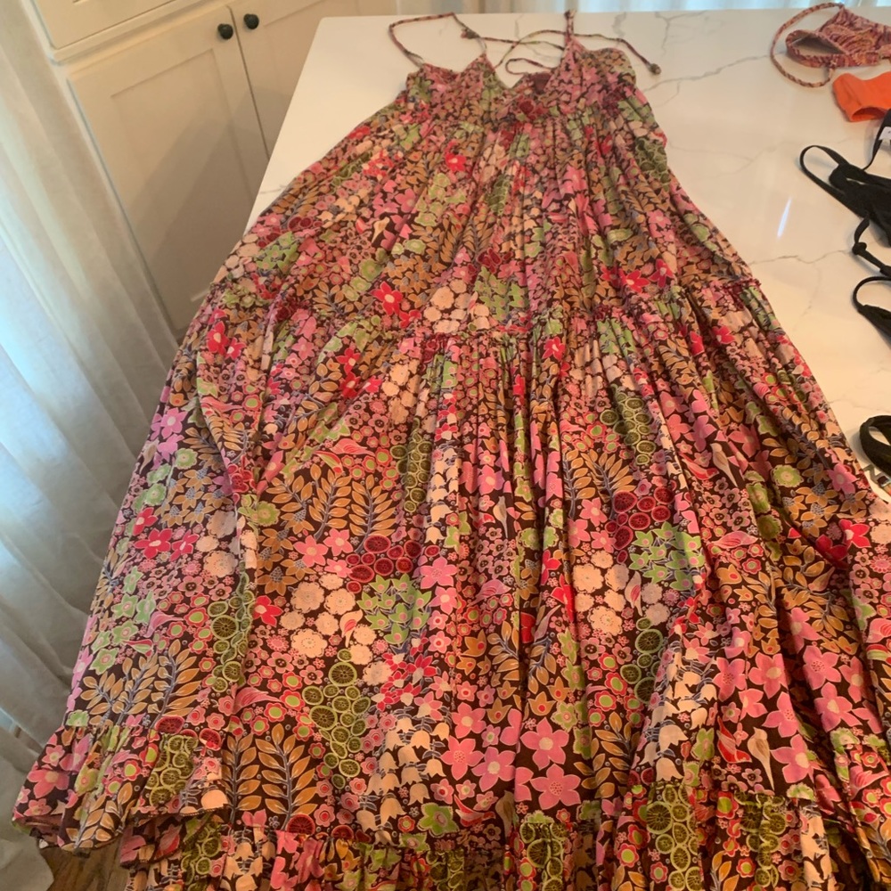Akualani boho maxi dress NWOT